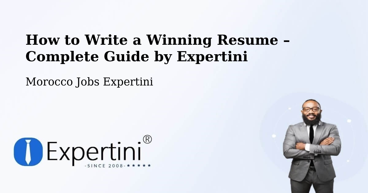 Resume Writing Guide for Job Seekers – Settat - Settat, Morocco Jobs Expertini