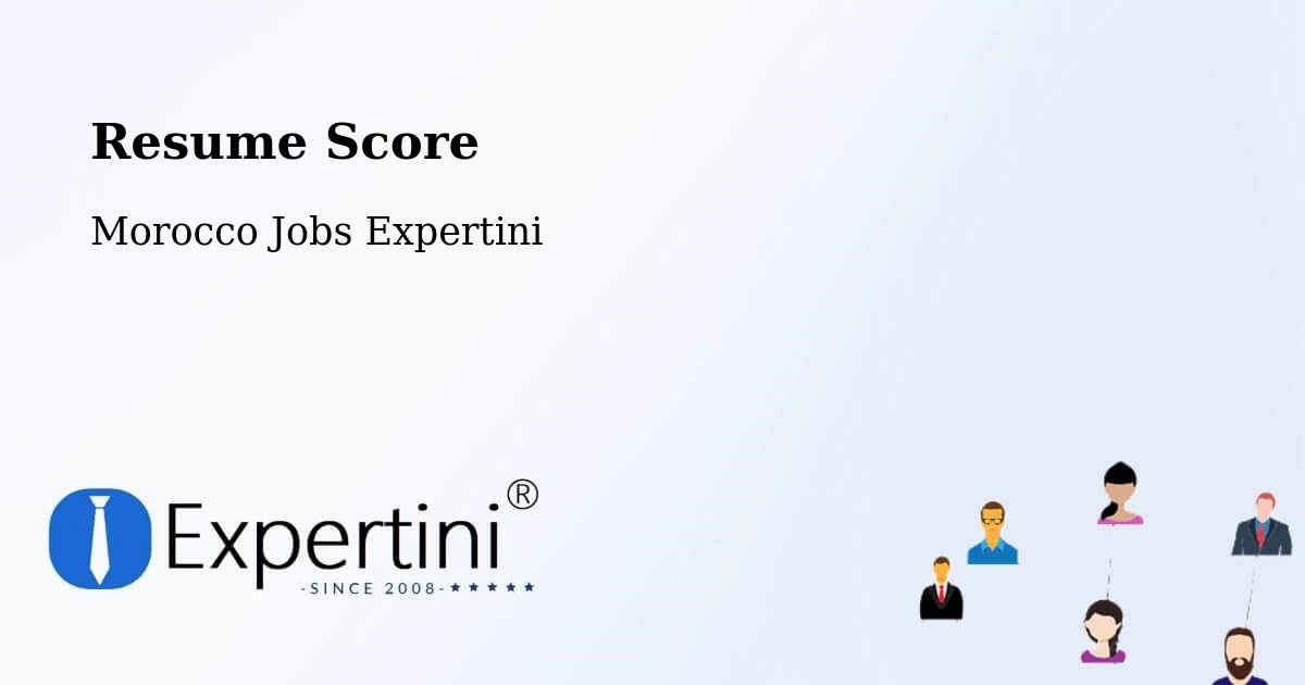 Resume Score & Job Description Match Tool – Settat - Morocco Jobs Expertini